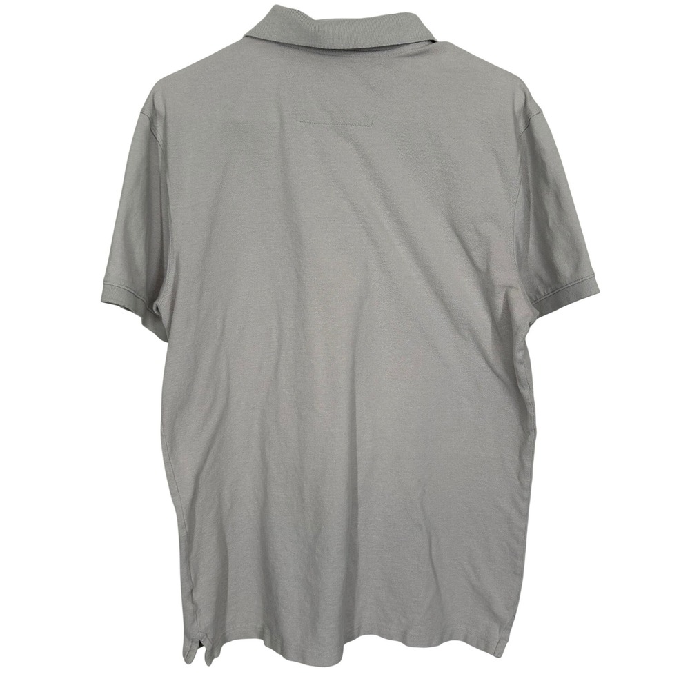 Banana Republic Light Gray Short-Sleeved Polo Shirt Men's Size Large - Picture 6 of 6